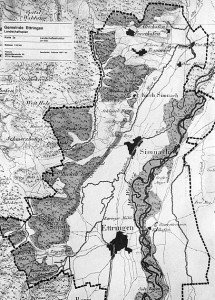 Flurkarte Siebnachs (1828)