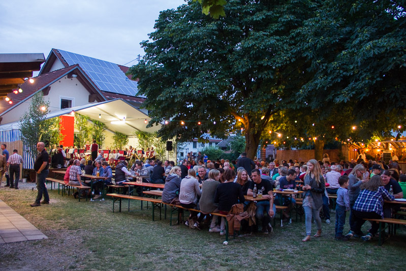 Sommerfest bei herrlichem Wetter